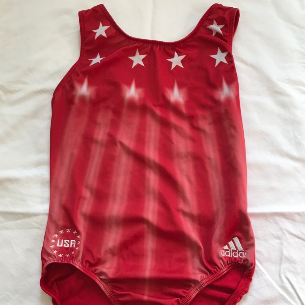 USA Olympic Adidas GK Elite Gymnastics Leotard